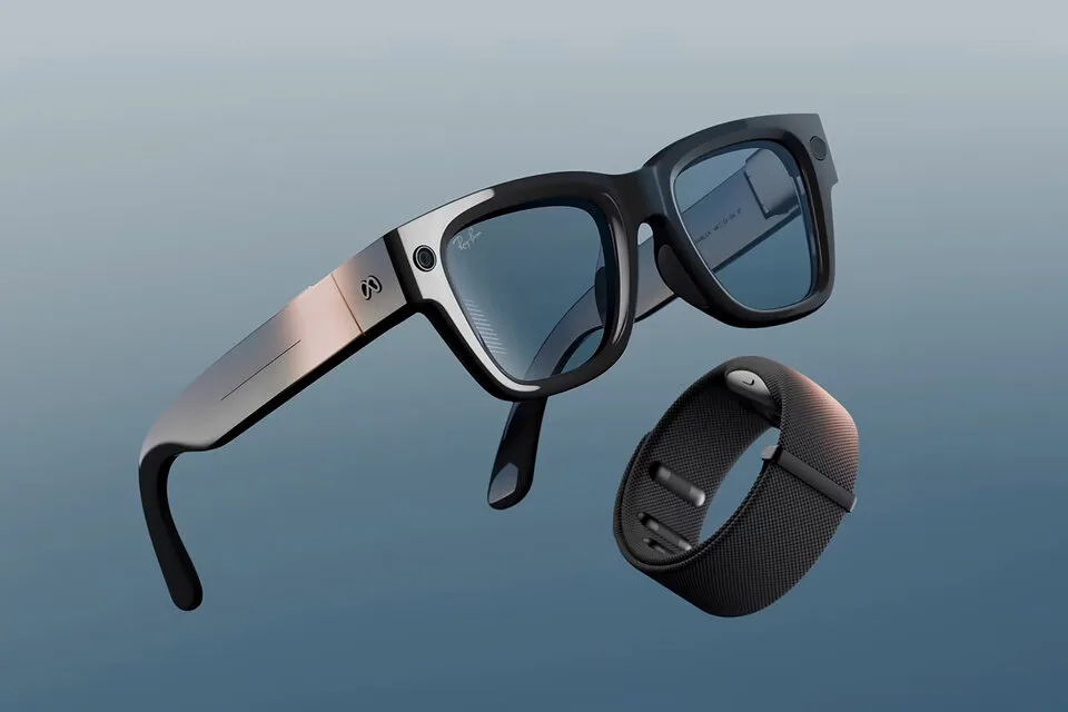 Meta Ray-Ban Display smart glasses with Neural Band